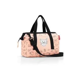 Reisenthel Sac à bandoulière Allrounder XS Kids Cats and Dogs Rosa