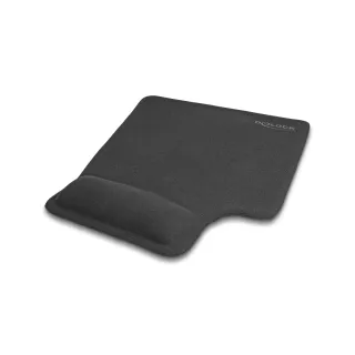 Delock Tapis de souris Ergonomique pour les gauchers Noir