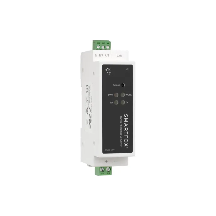 SMARTFOX Passerelle Convertisseur RS485 - Ethernet