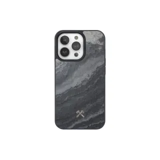 Woodcessories Coque arrière Bumper MagSafe iPhone 14 Pro Gris camo