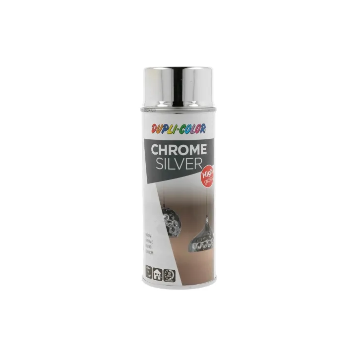 DUPLI-COLOR Peinture à effet Chrome 400 ml, Argenté