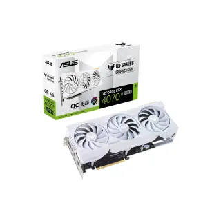 ASUS Carte graphique TUF GeForce RTX 4070 Ti Super White OC Ed. 16 GB