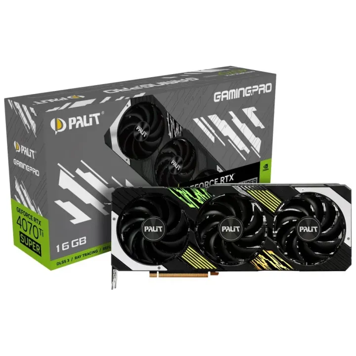 Palit Carte graphique GeForce RTX 4070 Ti SUPER GamingPro 16 GB