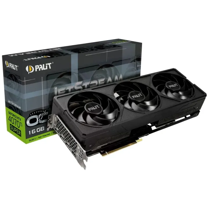 Palit Carte graphique GeForce RTX 4070 Ti SUPER JetStream OC 16 GB