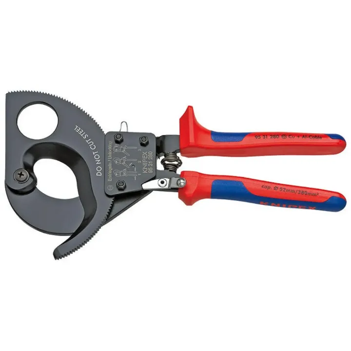 Knipex Coupe-câbles 280 mm principe de cliquet