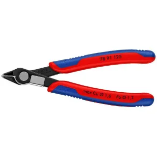 Knipex Pinces coupantes de côté pour l’électronique avec serre-câble, 125 mm