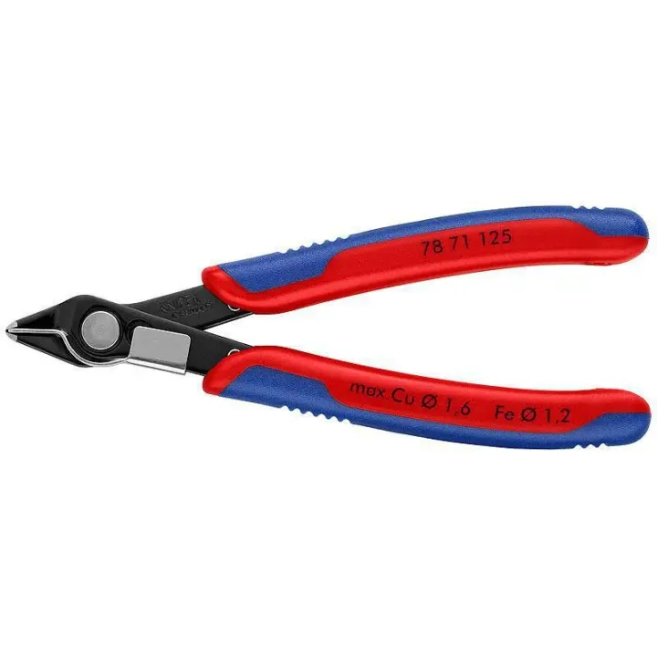 Knipex Pinces coupantes de côté pour l’électronique Super Knips 125 mm