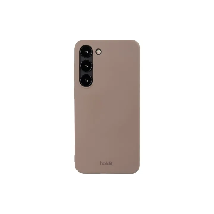 Holdit Coque arrière Silicone Galaxy S24 Marron