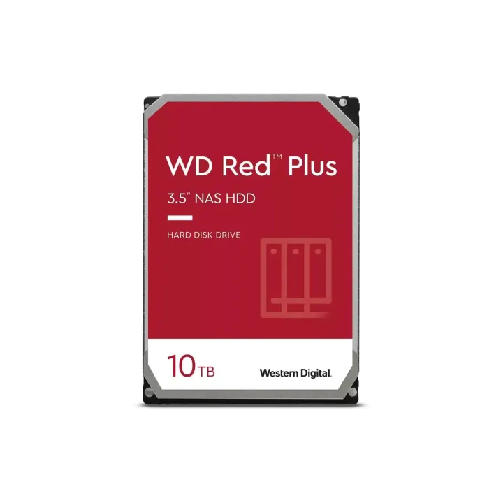 Western Digital Disque dur WD Red Plus 3.5 SATA 10 TB