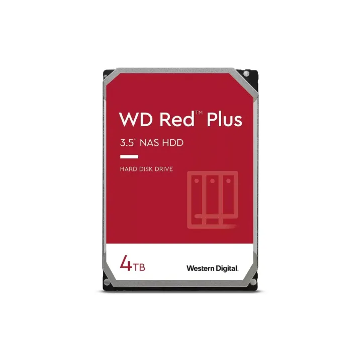 Western Digital Disque dur WD Red Plus 3.5 SATA 4 TB