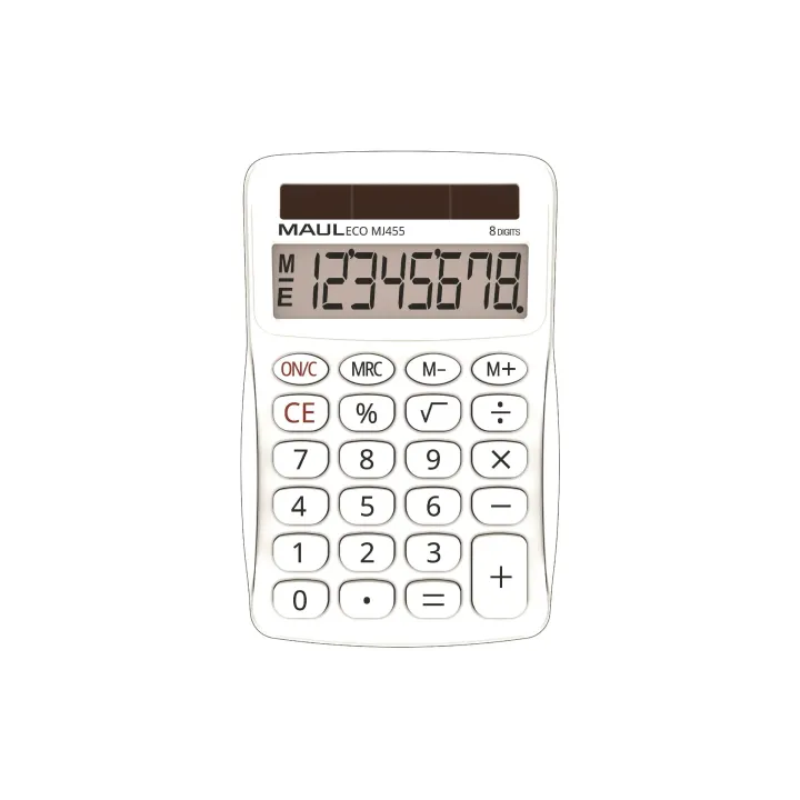 Maul Calculatrice ECO MJ455 Blanc