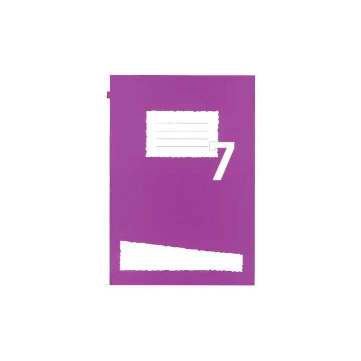 Office Focus Cahier décole FSC A4, Vierge, Violet, 10 Pièce-s