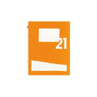 Office Focus Cahier décole FSC E5, À lignes, Orange, 10 Pièce-s