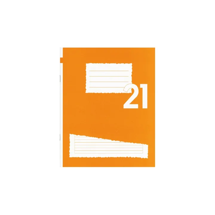 Office Focus Cahier décole FSC E5, À lignes, Orange, 10 Pièce-s