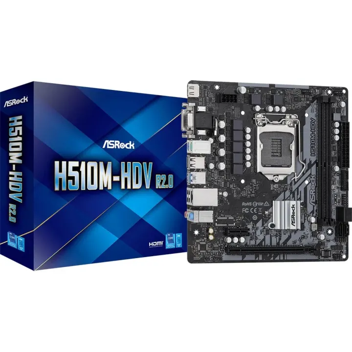 ASRock Carte mère H510M-HDV-M.2 SE