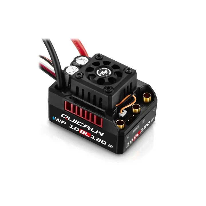 Hobbywing Régulateur Brushless QuicRun WP10BL120 G2 120A, 2-4S