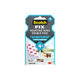 Scotch Bande de montage Scotch-Fix, 25 mm x 76 mm, Transparent