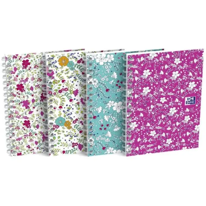 Oxford Bloc-notes GO Floral A6 quadrillé