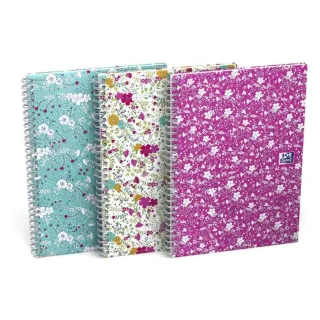 Oxford Bloc-notes GO Floral A5 quadrillé