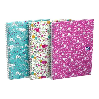 Oxford Bloc-notes GO Floral B5 ligné