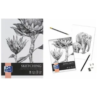 Oxford Carnet de dessin Art Sketching A4, 50 feuilles