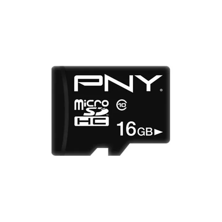 PNY Carte microSDHC Performance Plus 16 GB