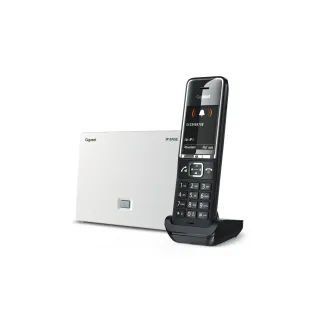 Gigaset Téléphone sans fil Comfort 550A IP BASE  Noir chromé