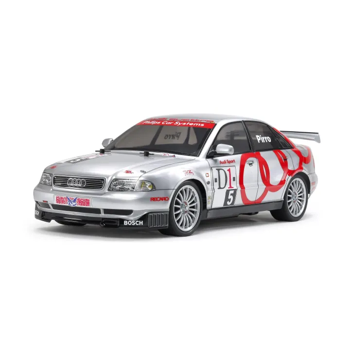 Tamiya Voiture de tourisme Audi A4 Quattro Touring TT-01E Kit de construction, 1:10