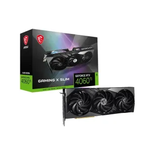 MSI Carte graphique GeForce RTX 4060 Ti Gaming X Slim 16 GB