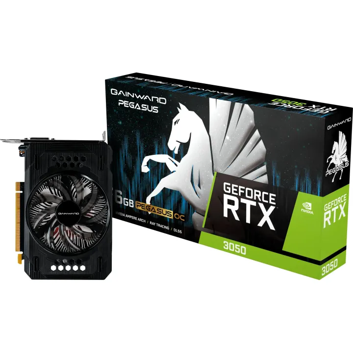 Gainward Carte graphique GeForce RTX 3050 Pegasus OC 6 Go