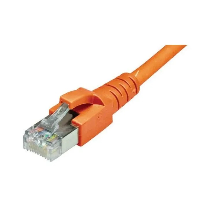 Dätwyler IT Infra Câble patch RJ-45 - RJ-45, Cat 6A, S-FTP, 1 m, Orange