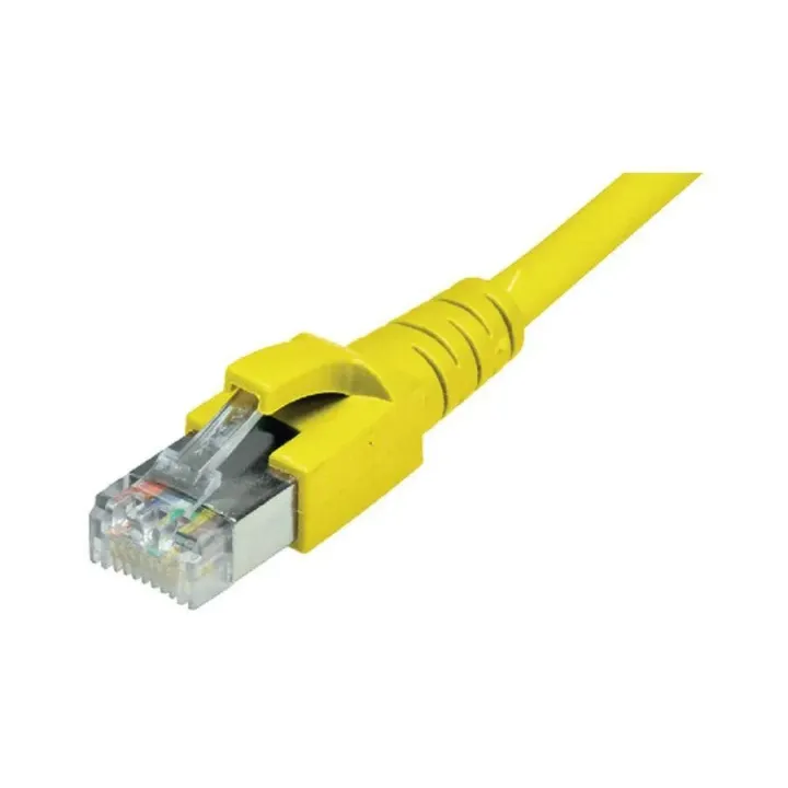 Dätwyler IT Infra Câble patch RJ-45 - RJ-45, Cat 6A, S-FTP, 2 m, Jaune