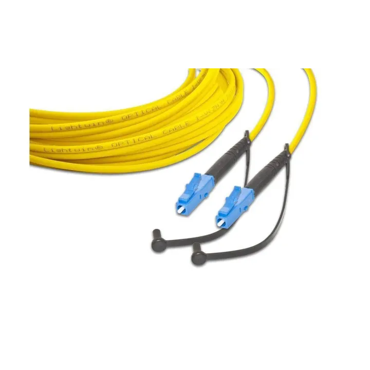 Lightwin Câble patch à fibre optique Singlemode LC – LC, OS2, Simplex, 5 m