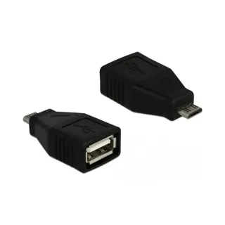 Delock Adaptateur USB 2.0 Connecteur micro USB B - Prise USB A