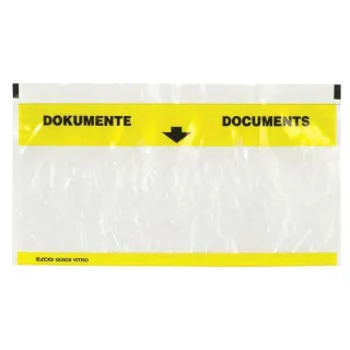 ELCO Pochette pour documents Quick Vitro C5-6 Transparent, 250 pièces