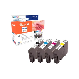 Peach Kits d’encre Epson T1811-T1814 BK, C, M, Y