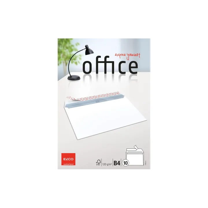 ELCO Enveloppe Office B4 sans fenêtre, 10 pièces