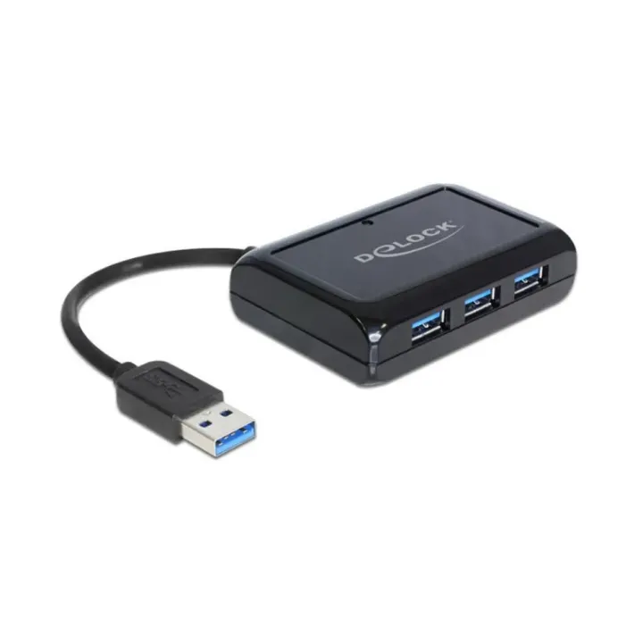 Delock Hub USB 62440 USB 3.0 - 3x Typ-A + 1x RJ45