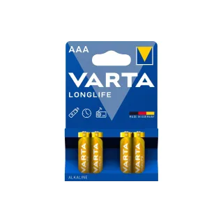 Varta Pile Longlife AAA 4 Pièce-s