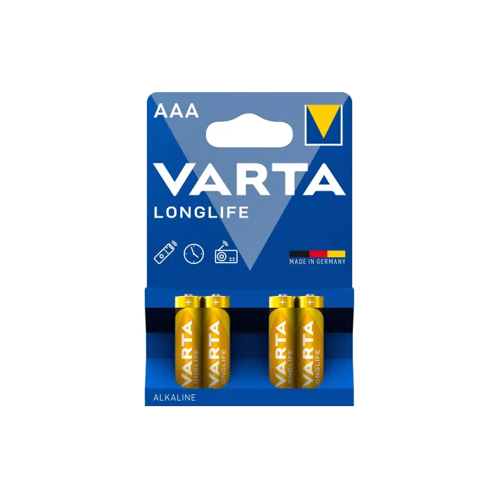 Varta Pile Longlife AAA 4 Pièce-s