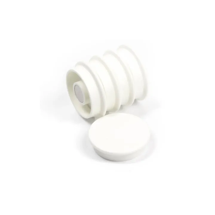 supermagnete Aimant 32,6 x 9 mm rond blanc