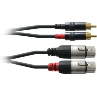 Cordial Câble audio CFU 1.5 FC Cinch - XLR 1.5 m