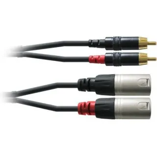 Cordial Câble audio CFU 1.5 MC Cinch - XLR 1.5 m