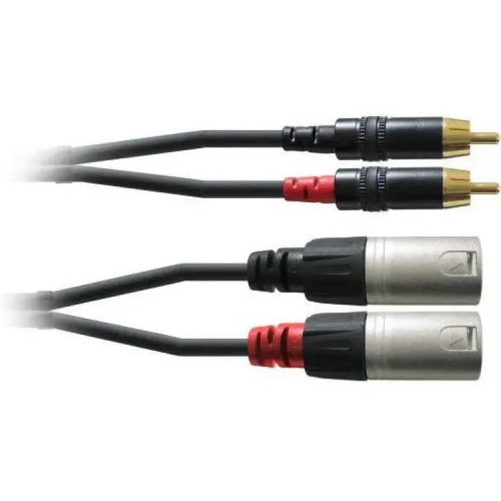 Cordial Câble audio CFU 1.5 MC Cinch - XLR 1.5 m