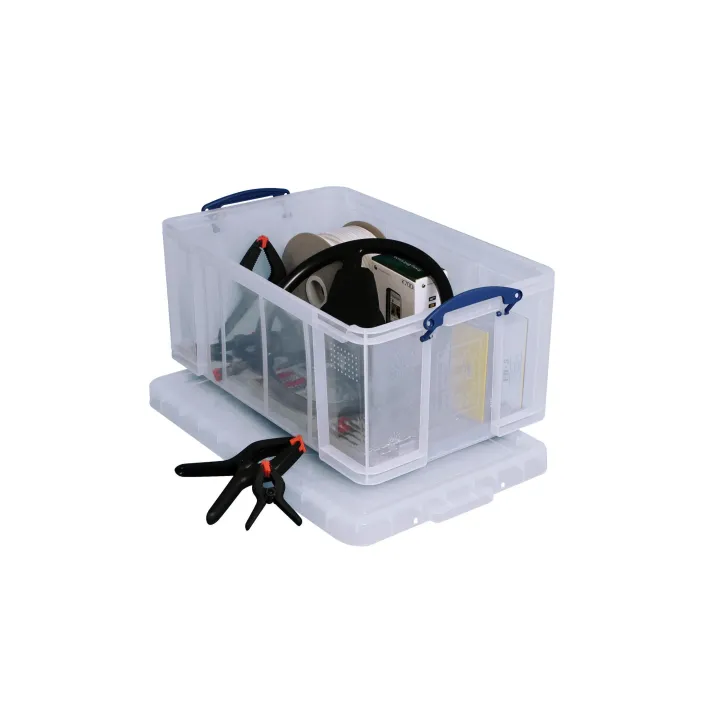 Really Useful Box Boîte de rangement 64 litres Transparent