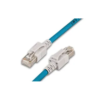 Wirewin Câble patch RJ-45 - RJ-45, Cat 6A, S-FTP, 0.5 m, Bleu