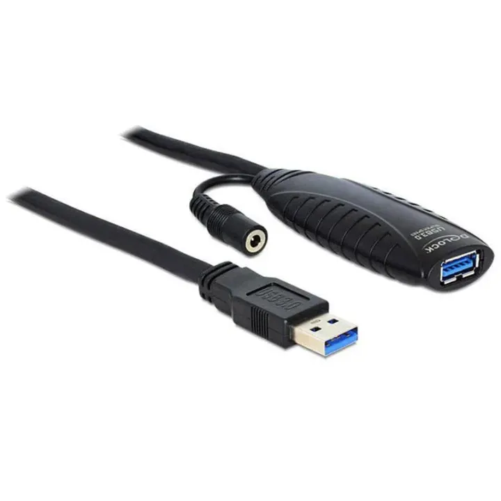 Delock Câble de prolongation USB 3.0 USB A - USB A-Spécial 10 m