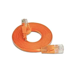 SLIM Câble patch slim RJ-45 - RJ-45, Cat 6, UTP, 2 m, Orange