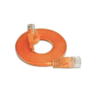 SLIM Câble patch slim RJ-45 - RJ-45, Cat 6, UTP, 7.5 m, Orange