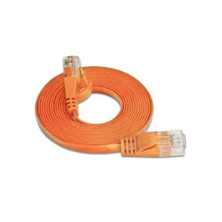 SLIM Câble patch slim RJ-45 - RJ-45, Cat 6, UTP, 20 m, Orange